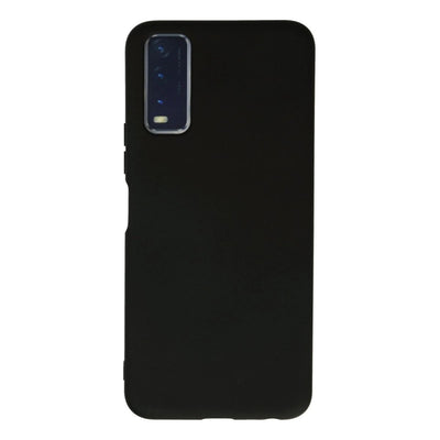 Vivo Y11s Kılıf Nano İçi Kadife Silikon - Siyah