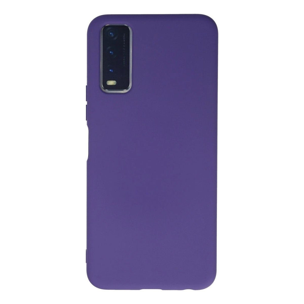 Vivo Y11s Kılıf Nano İçi Kadife Silikon - Mor