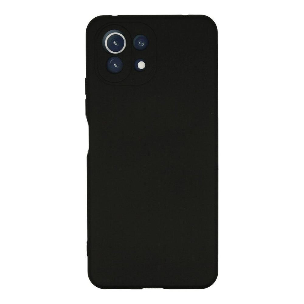 Xiaomi Mi 11 Lite Kılıf Nano İçi Kadife Silikon - Siyah