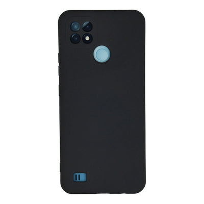 Realme C21 Kılıf Nano İçi Kadife Silikon - Lacivert