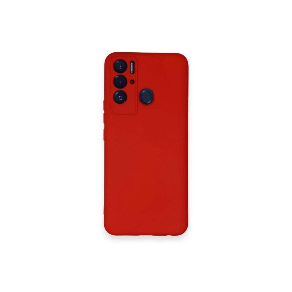 Tecno Pova Neo Kılıf Nano İçi Kadife Silikon - Kırmızı