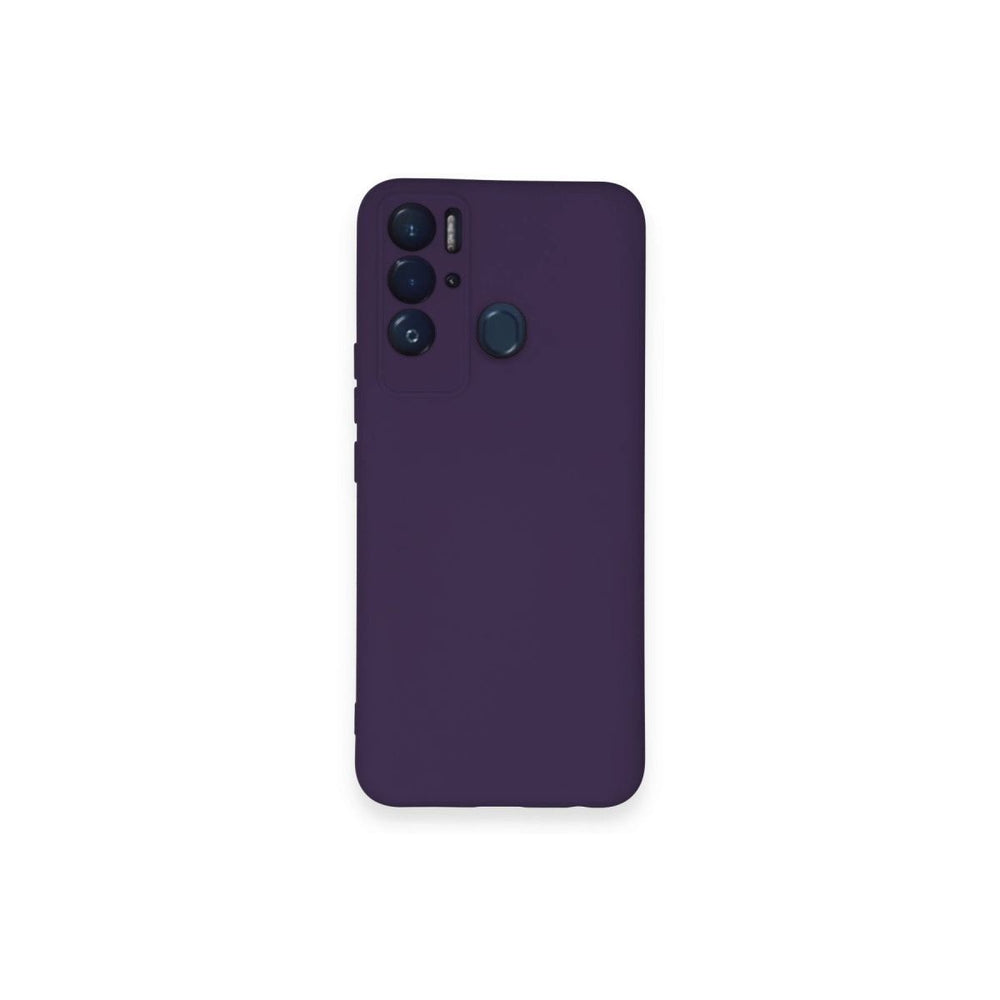 Tecno Pova Neo Kılıf Nano İçi Kadife Silikon - Mor