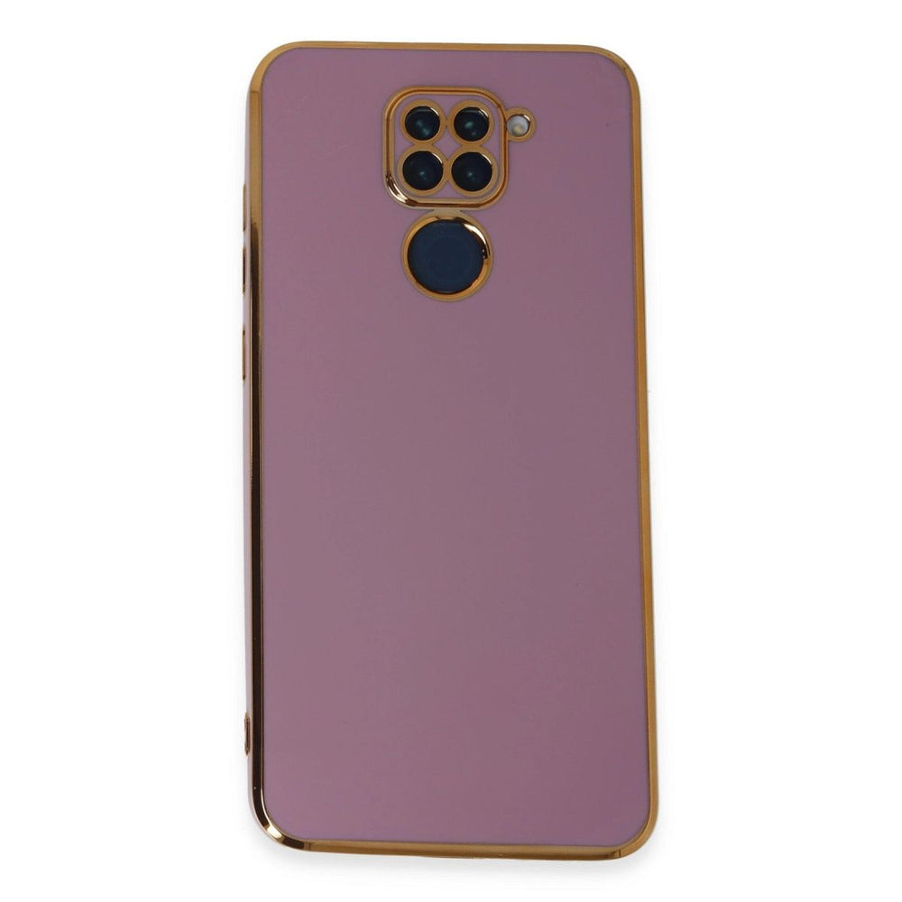Xiaomi Redmi Note 9 Kılıf Volet Silikon - Mor