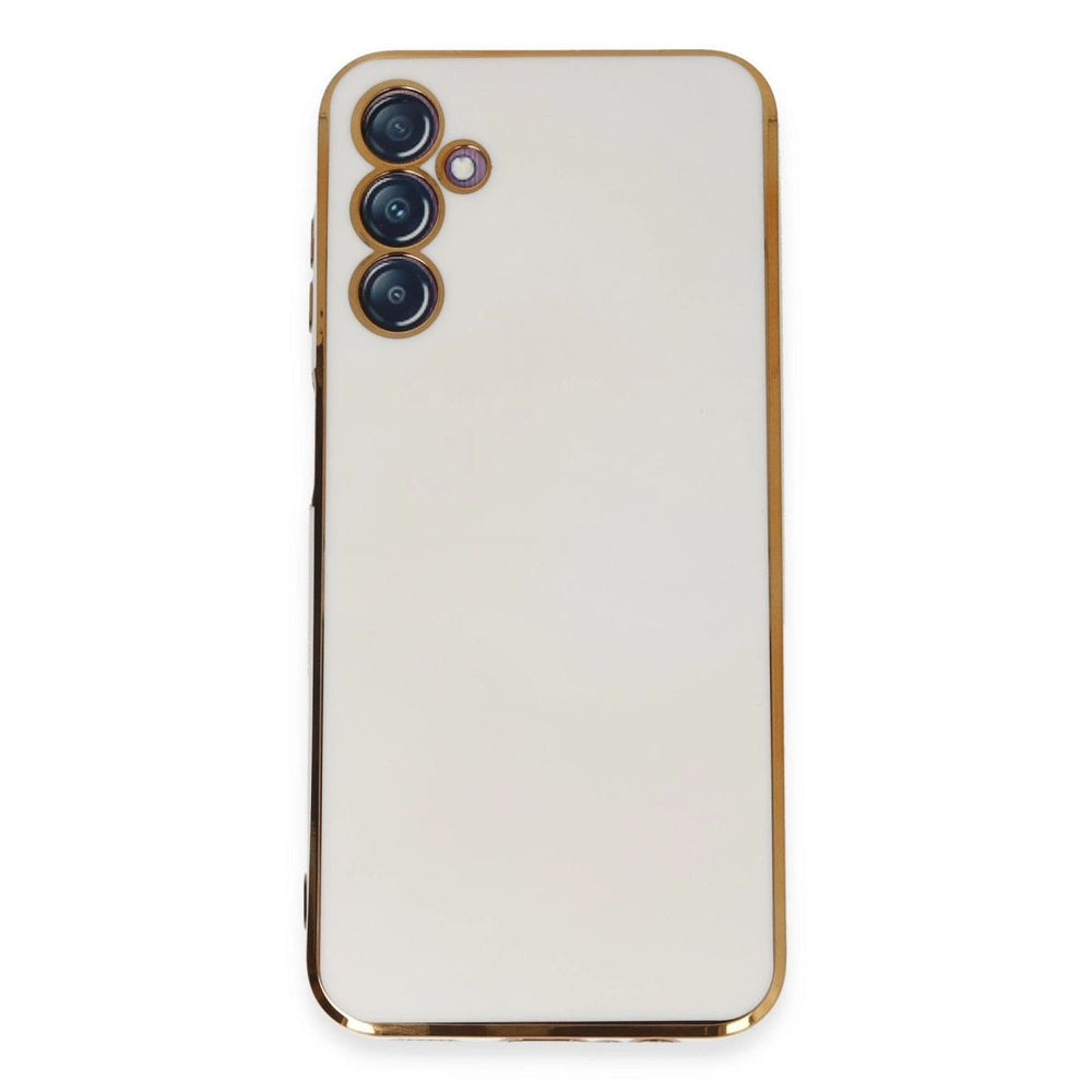 Samsung Galaxy M14 5g Kılıf Volet Silikon - Beyaz