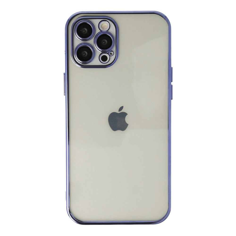 Apple İphone 12 Pro Kılıf Razer Lensli Silikon - Mor
