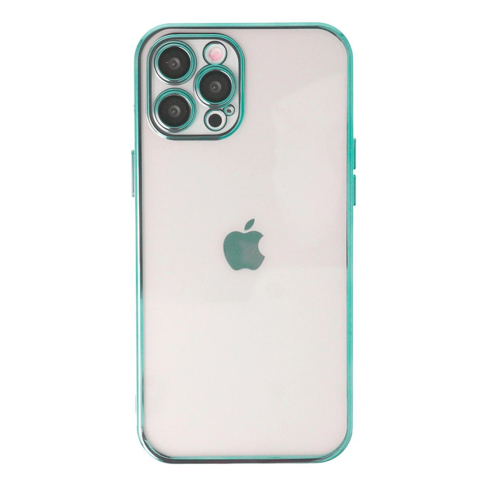 Apple İphone 12 Pro Max Kılıf Razer Lensli Silikon - Yeşil