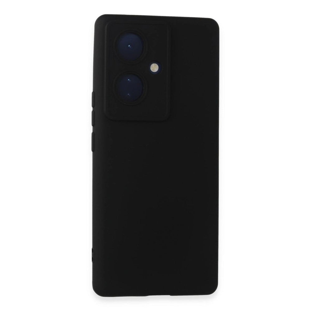 Vivo V29 Lite Kılıf Nano İçi Kadife Silikon - Siyah
