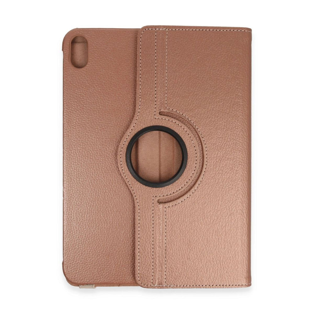 Apple İpad 2022 10.9 (10.nesil) Kılıf 360 Tablet Deri Kılıf - Rose Gold