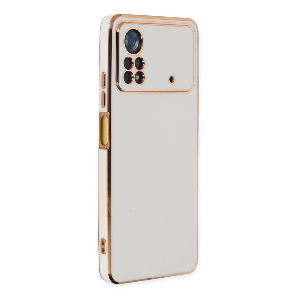Xiaomi Poco X4 Pro 5g Kılıf Volet Silikon - Beyaz