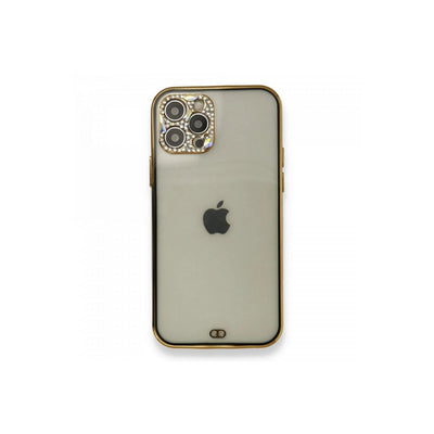 Apple İphone 12 Pro Kılıf Liva Taşlı Silikon