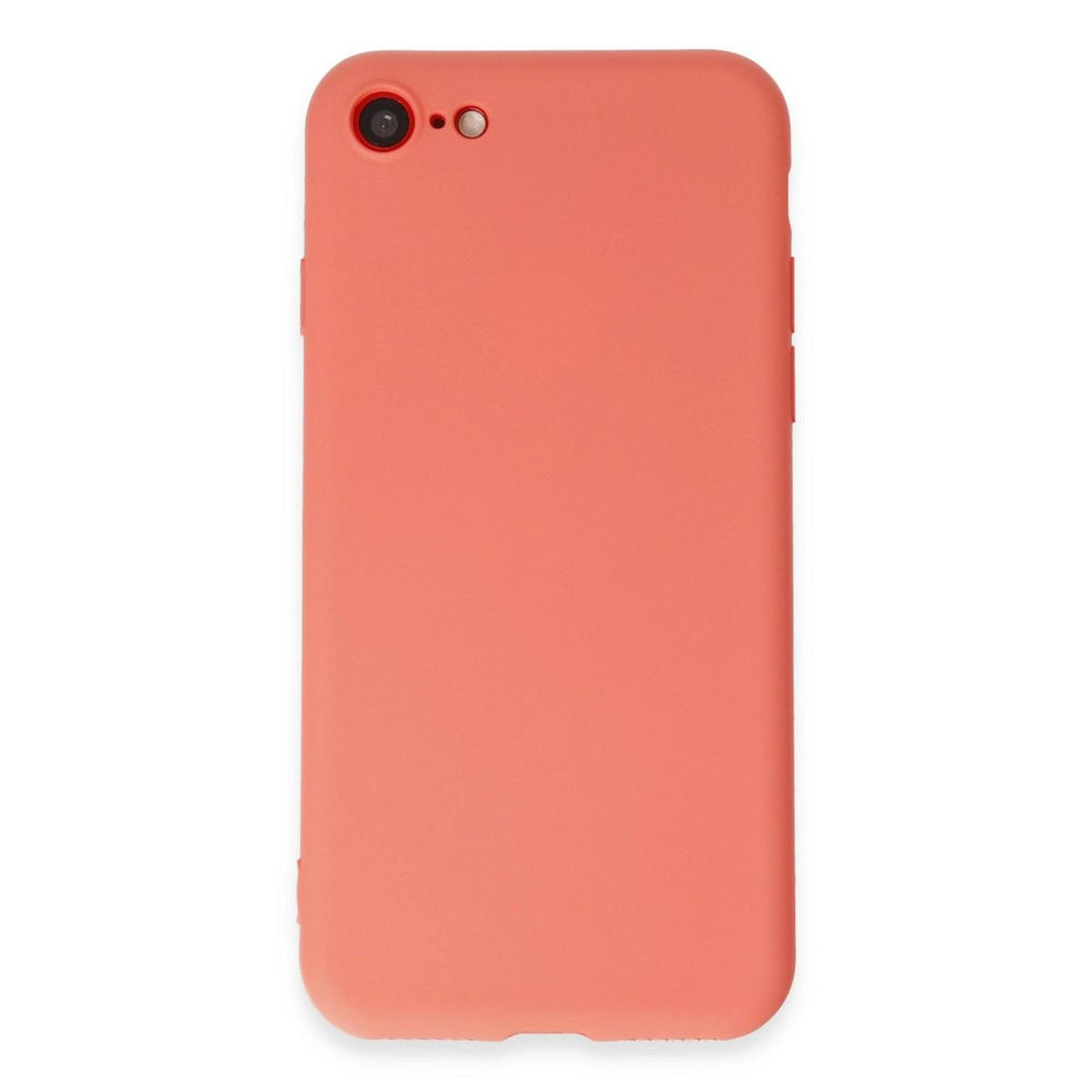 Apple İphone 7 Kılıf First Silikon - Turuncu