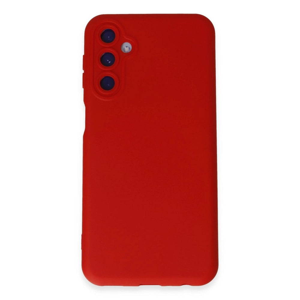 Samsung Galaxy M34 5g Kılıf Nano İçi Kadife Silikon - Kırmızı