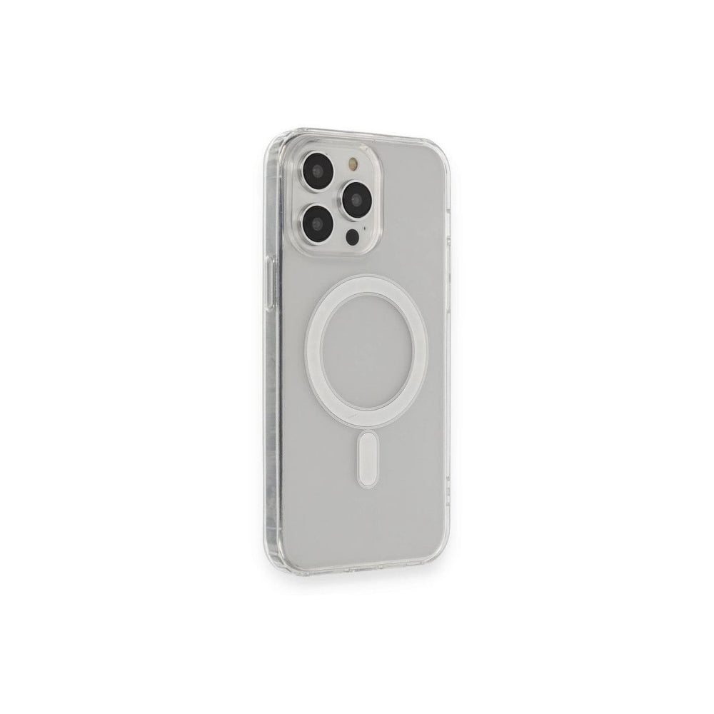 Apple İphone 14 Pro Kılıf Matte Şeffaf Magneticsafe - Şeffaf