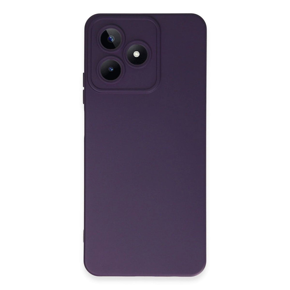 Realme C53 Kılıf Nano İçi Kadife Silikon - Mor
