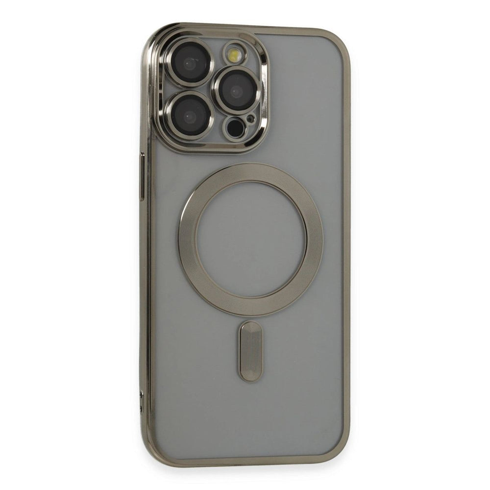 Apple İphone 14 Pro Max Kılıf Kross Magneticsafe Kapak - Titan Gri