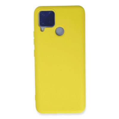 Realme C15 Kılıf Nano İçi Kadife Silikon