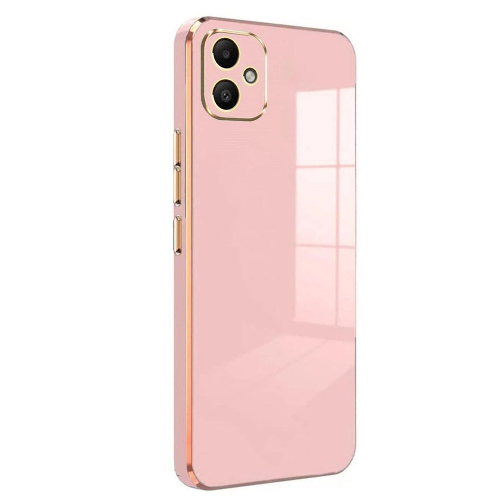 Samsung Galaxy A05 Kılıf Volet Silikon - Pembe