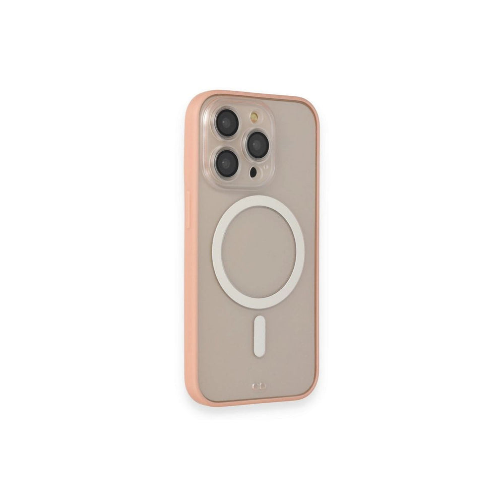 Apple İphone 14 Pro Kılıf Grand Magneticsafe Kapak - Pembe
