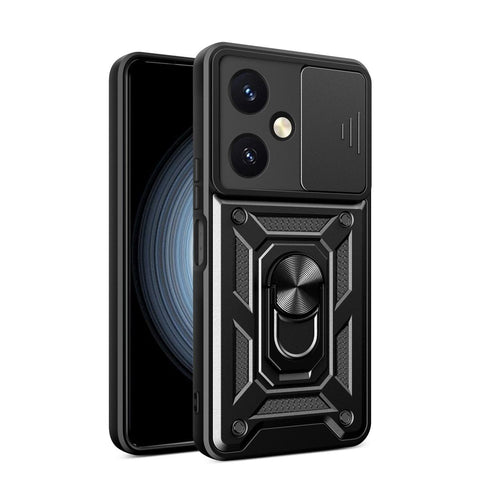 Vivo Y27 Kılıf Pars Lens Yüzüklü Silikon