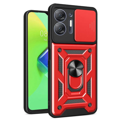 İnfinix Hot 30 5g Kılıf Pars Lens Yüzüklü Silikon