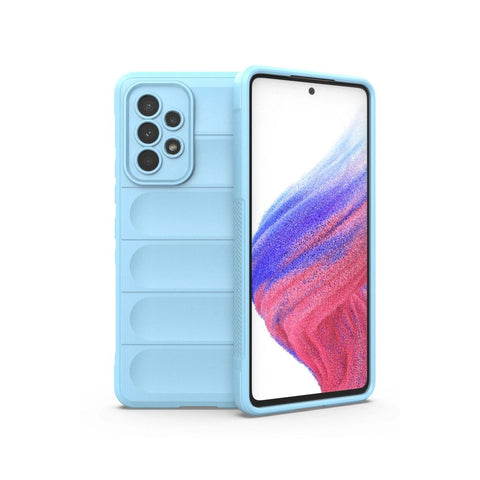 Samsung Galaxy A53 5g Kılıf Optimum Silikon - Sky Blue