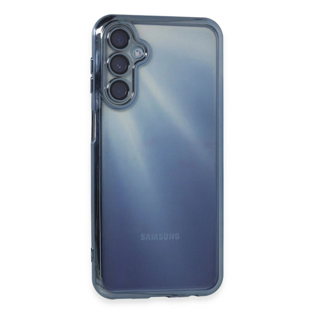 Samsung Galaxy A25 5g Kılıf Razer Lensli Silikon - Açık Mavi