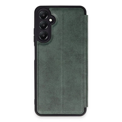 Samsung Galaxy A55 5g Kılıf Flip Cover - Koyu Yeşil