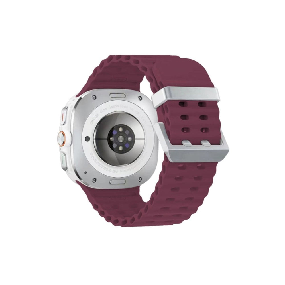 Watch 7 Ultra Kr417 Rug Silikon Kordon - Mor