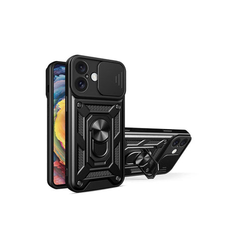 Apple İphone 16 Kılıf Pars Lens Yüzüklü Silikon