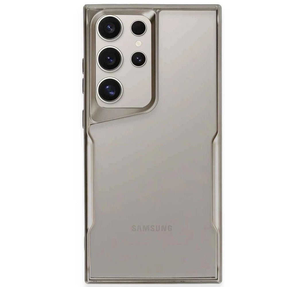 Samsung Galaxy S25 Ultra Kılıf Boyi Silikon Kapak - Titan Gri
