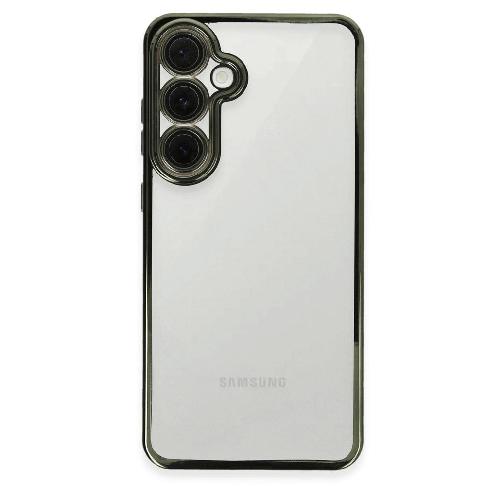 Samsung Galaxy S24 Fe Kılıf Razer Lensli Silikon - Yeşil