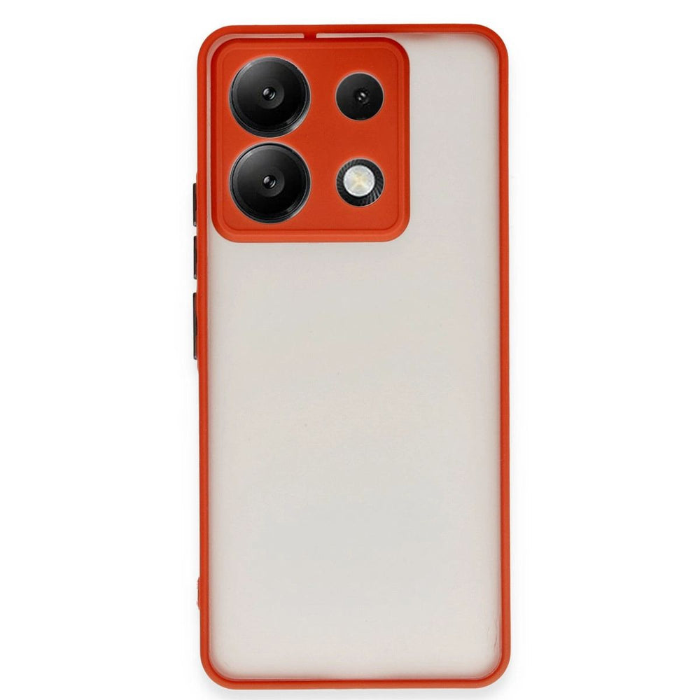 Xiaomi Redmi Note 13 Pro 5g Kılıf Montreal Silikon Kapak - Kırmızı