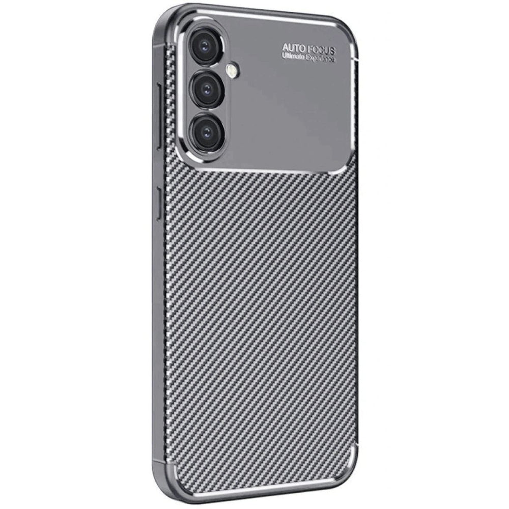Samsung Galaxy A16 5g Kılıf Auto Focus Karbon Kapak - Gri