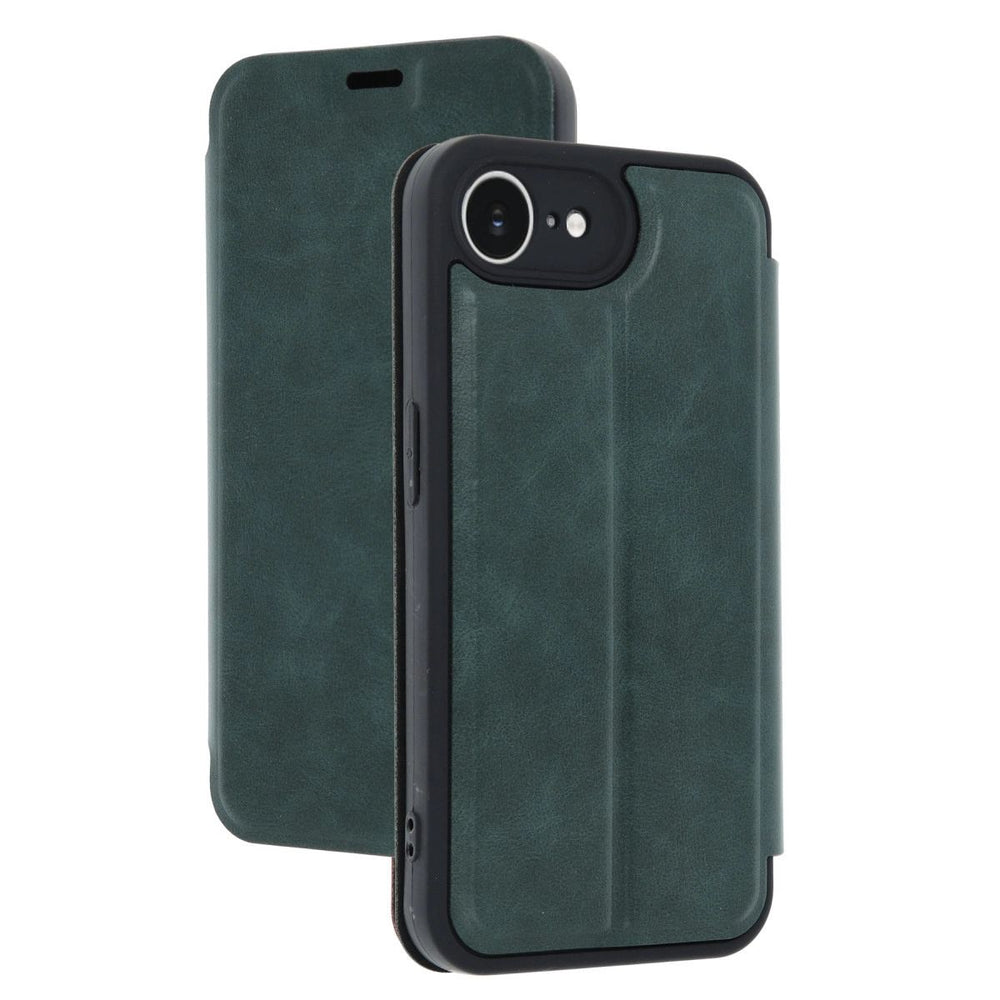 Apple İphone 16e Kılıf Flip Cover - Koyu Yeşil