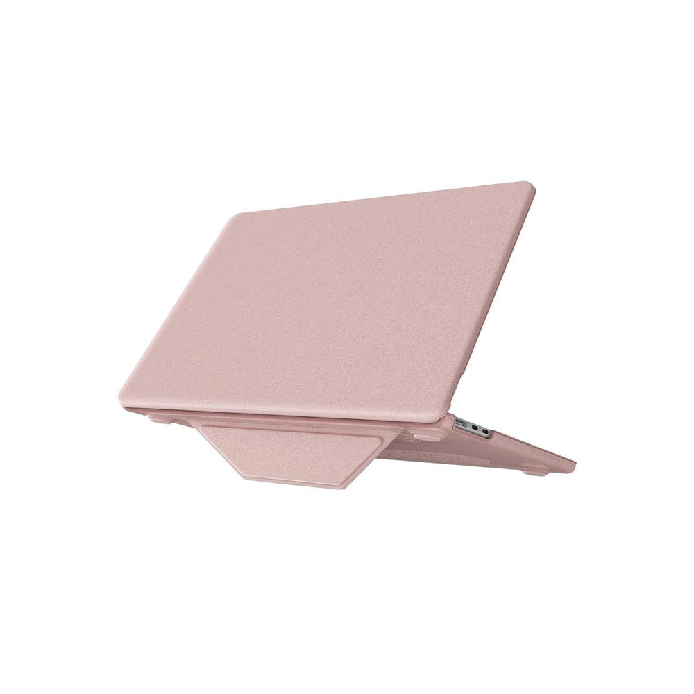 Apple Macbook Pro 14 2021 Macbook Deri Kapak - Pembe