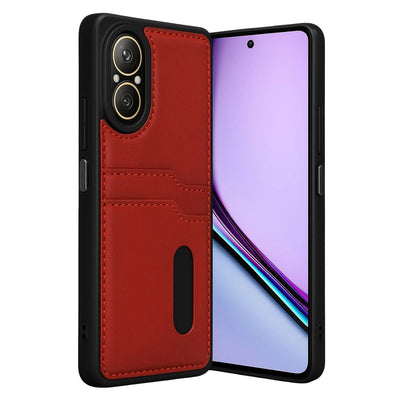 Realme 12 Lite Kılıf Sara Kartvizitli Deri Kılıf