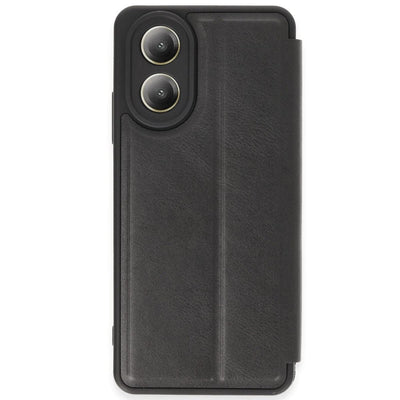 Oppo A38 Kılıf Flip Cover - Siyah