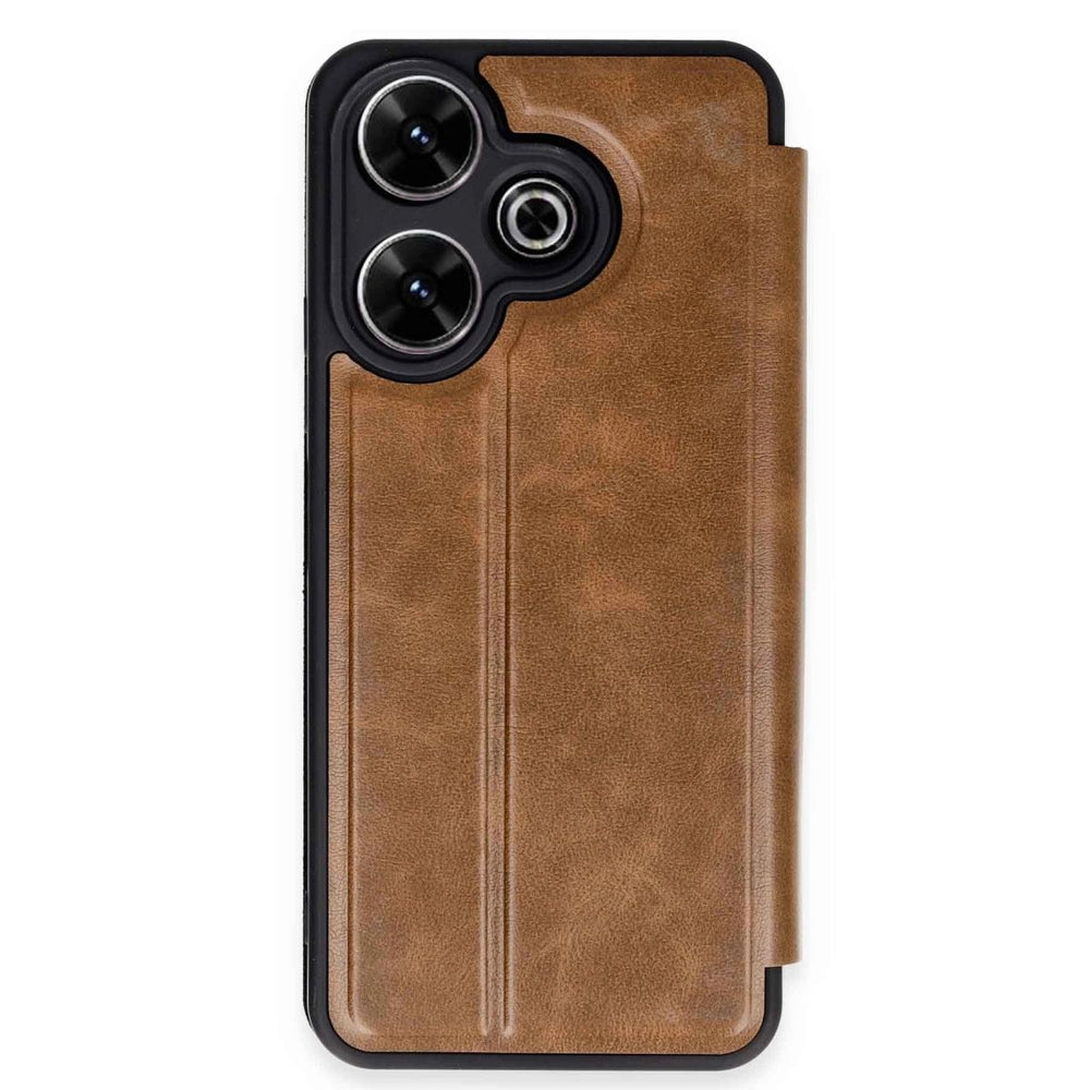 Xiaomi Redmi 13 4g Kılıf Flip Cover - Taba