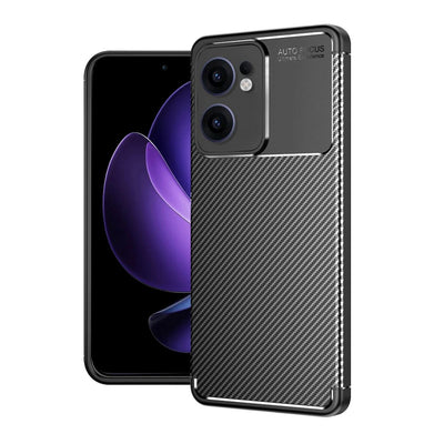 Oppo Reno 13f Kılıf Auto Focus Karbon Kapak