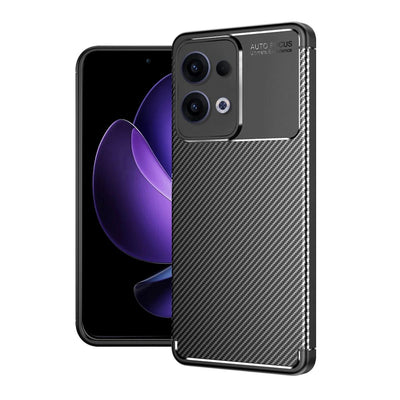 Oppo Reno 13 Pro Kılıf Auto Focus Karbon Kapak
