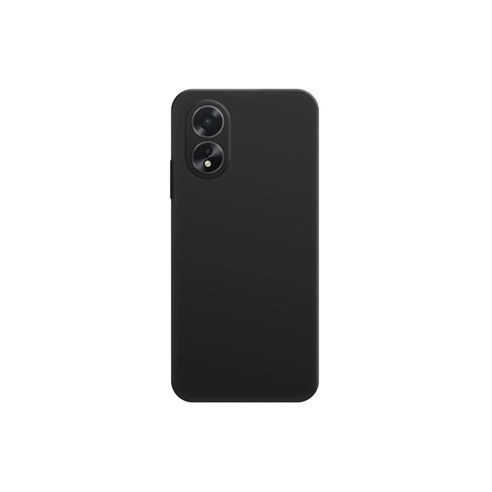 Oppo A38 Kılıf First Silikon - Siyah