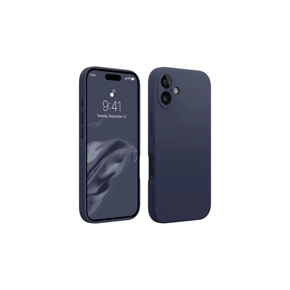 Apple İphone 16 Plus Kılıf First Silikon - Lacivert