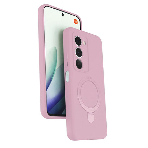 Xiaomi Redmi 15 4g Regal Magsafe Standlı Kapak - Açık Pembe