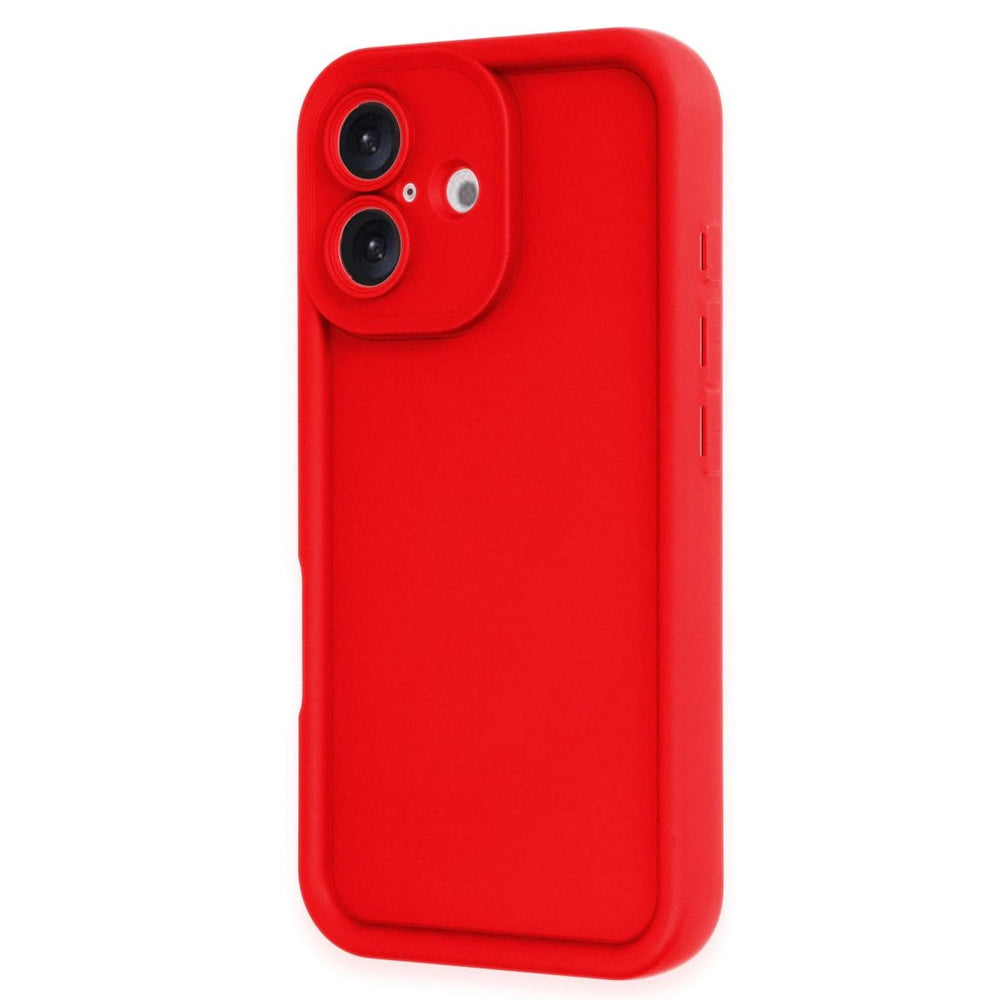 Apple İphone 16 Kılıf Viera Silikon - Kırmızı