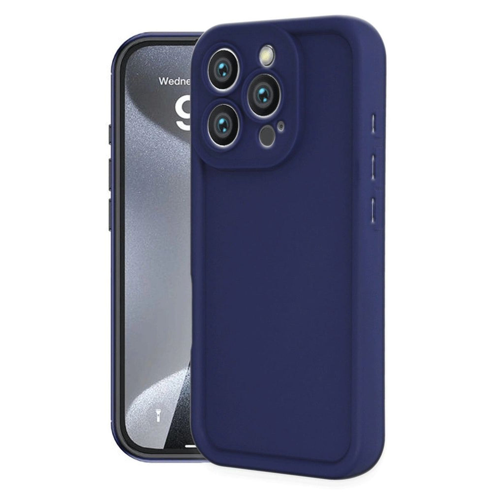 Apple İphone 16 Pro Kılıf Viera Silikon - Lacivert