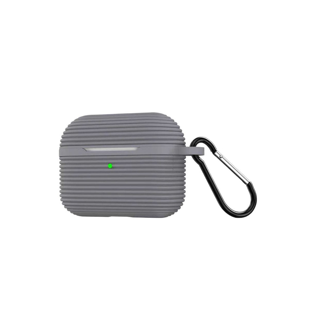 Apple Airpods Pro 3 (3.nesil) Raven Silikon Kılıf - Gri