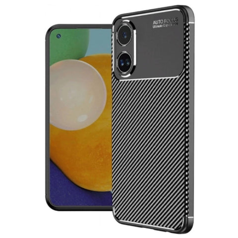 Oppo A60 Kılıf Auto Focus Karbon Kapak