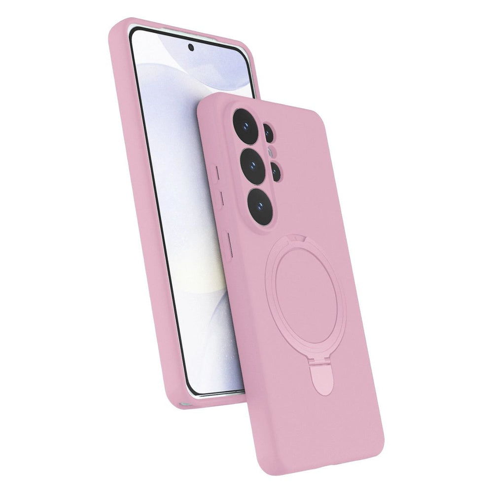 Samsung Galaxy S26 Ultra Regal Magsafe Standlı Kapak - Açık Pembe