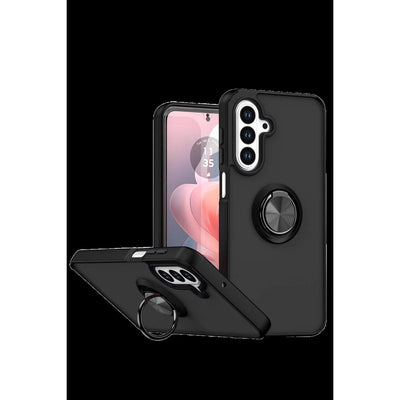 Samsung Galaxy A27 5g Montreal Yüzüklü Silikon Kapak - Siyah