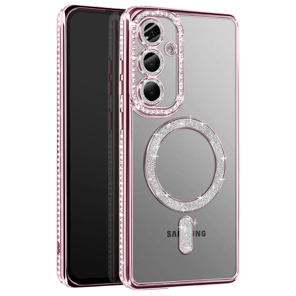 Joko Samsung Galaxy A57 5g Joke Simli Magneticsafe Kılıf - Pembe